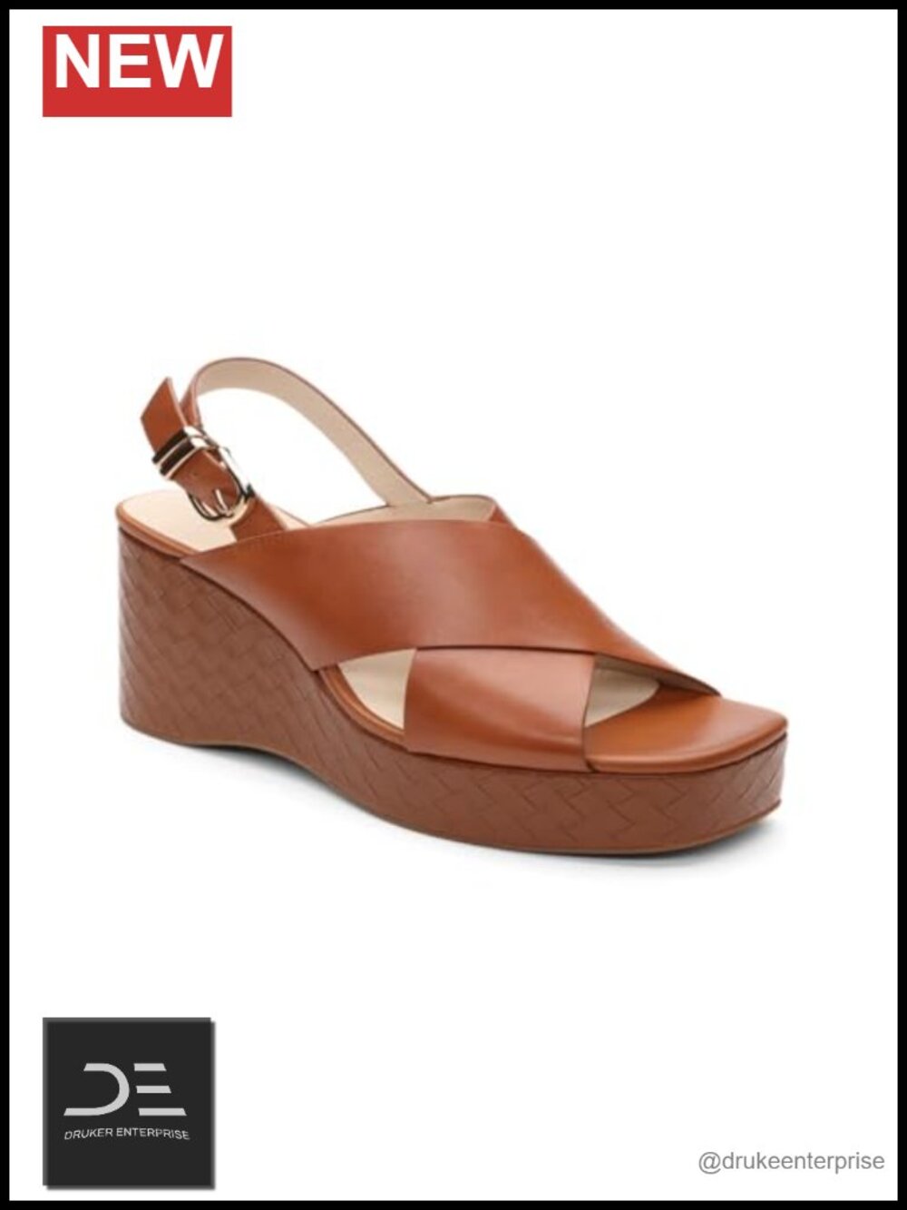 Sanctuary Nouveau Wedge Platform Sandal - Open Toe Cushioned Leather